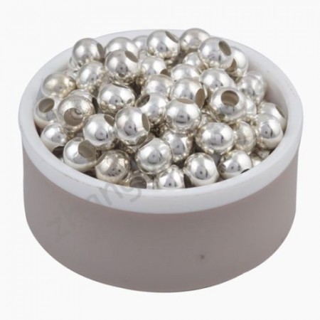 Spacer seed solid sølv 8 mm, 25 stk